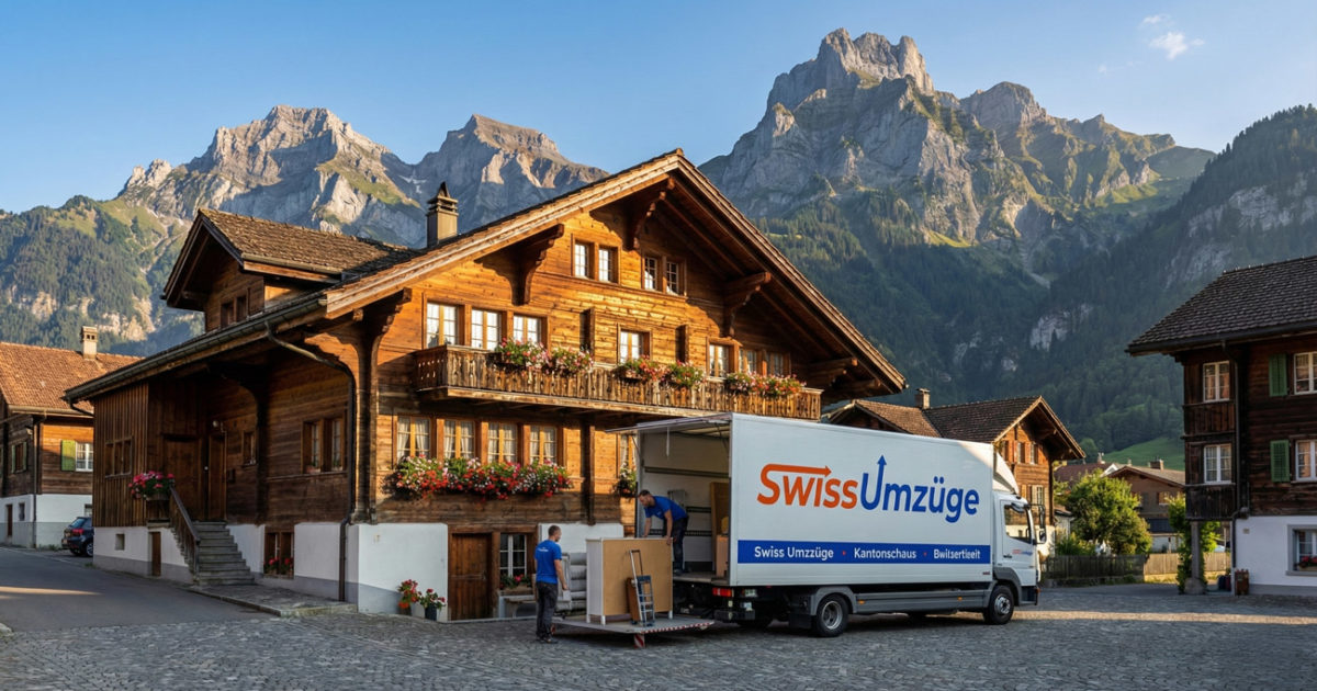 Ihr zuverlässiger Partner für den Umzug Obwalden: Das Swiss Umzüge Team im Einsatz an einem malerischen See im Kanton Obwalden.