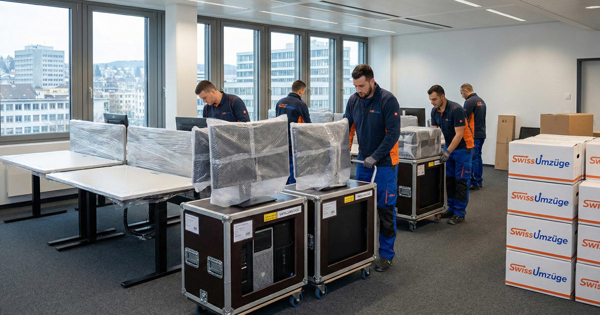 Effizienter Büroumzug Winterthur durch Swiss Umzuege