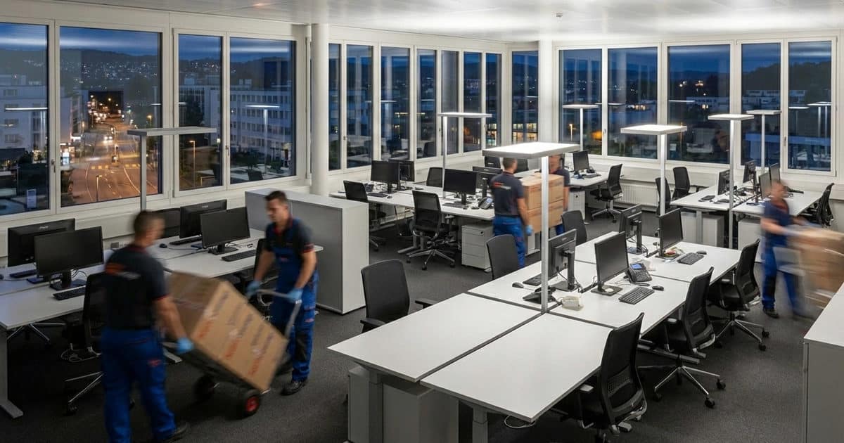 Wochenend-Service für Firmenumzüge in Dietikon ohne Betriebsunterbruch