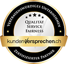Kundenversprechen.ch Siegel Zertifizierter Partner – Swiss Umzüge Kundenversprechen.ch Siegel Zertifizierter Partner – Swiss Umzüge